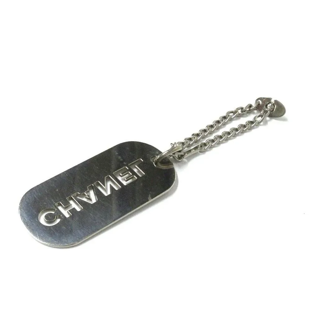 Authentic Chanel Silver Hardware Bag Charm #74712C14B